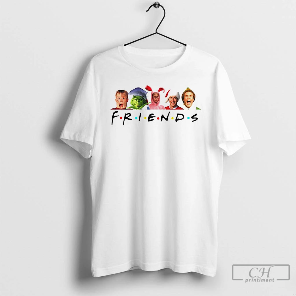 Classic Friends The Grinch White T Shirts