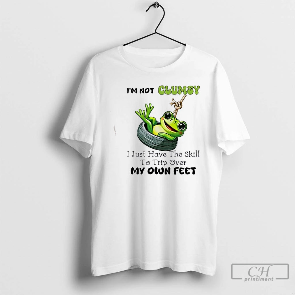 Classic Frog Im Not Clumsy I Just Have The Skill To Trip Over My Own