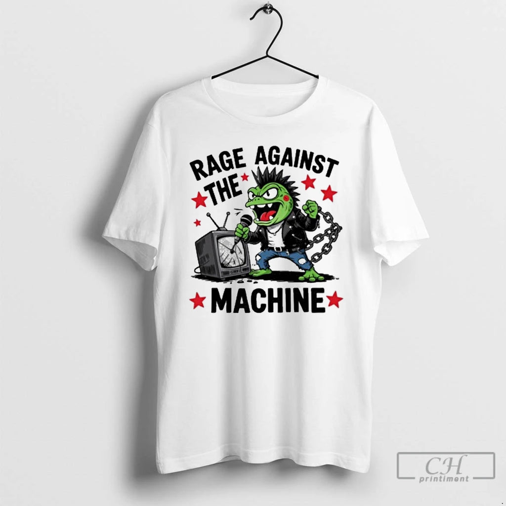 Classic Frog Rage Against The Machine Shir T Shirts