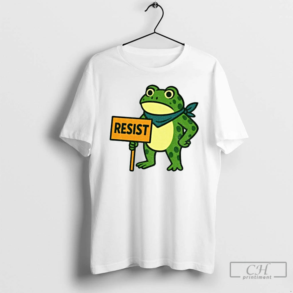 Classic Frog Resist Portland Frog Protest Activist Political 2025 T Shirts