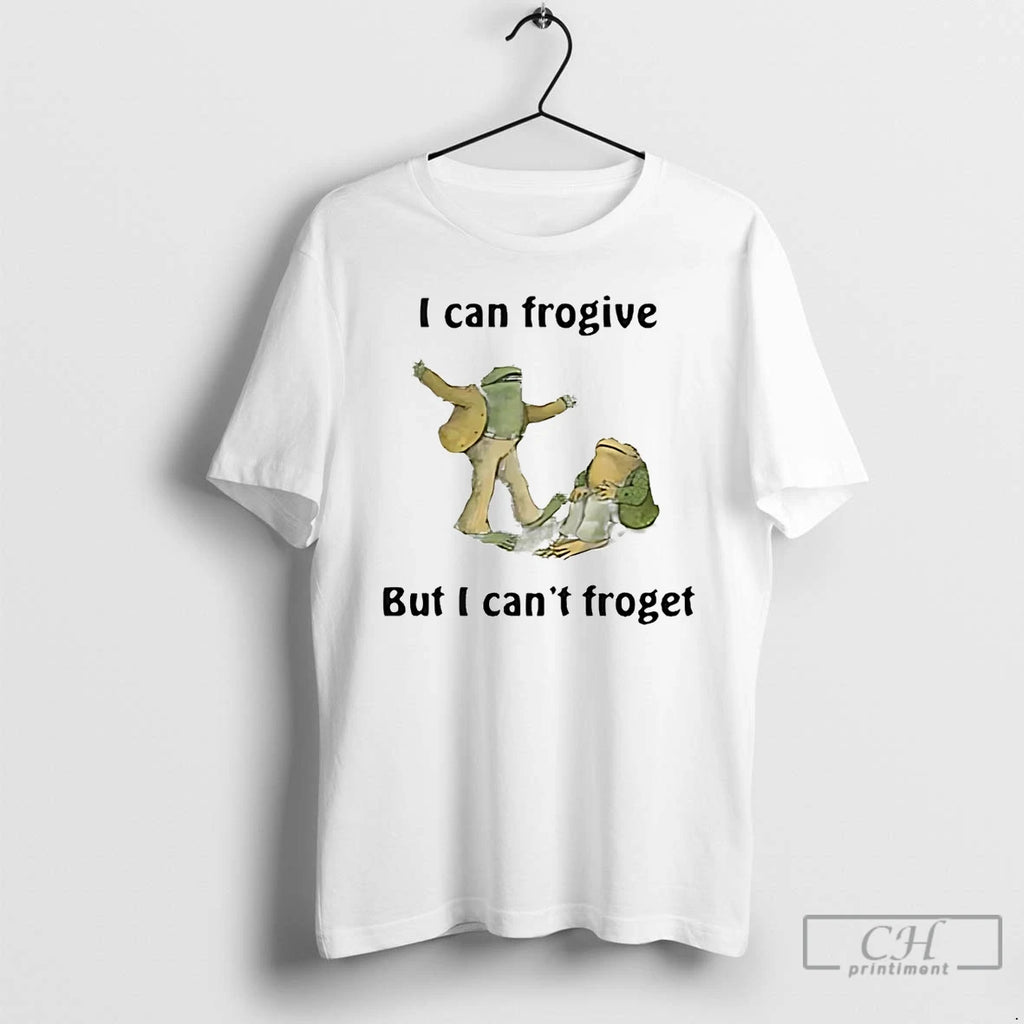 Classic Frog And Toast I Can Frogive But I Cant Froget T Shirts