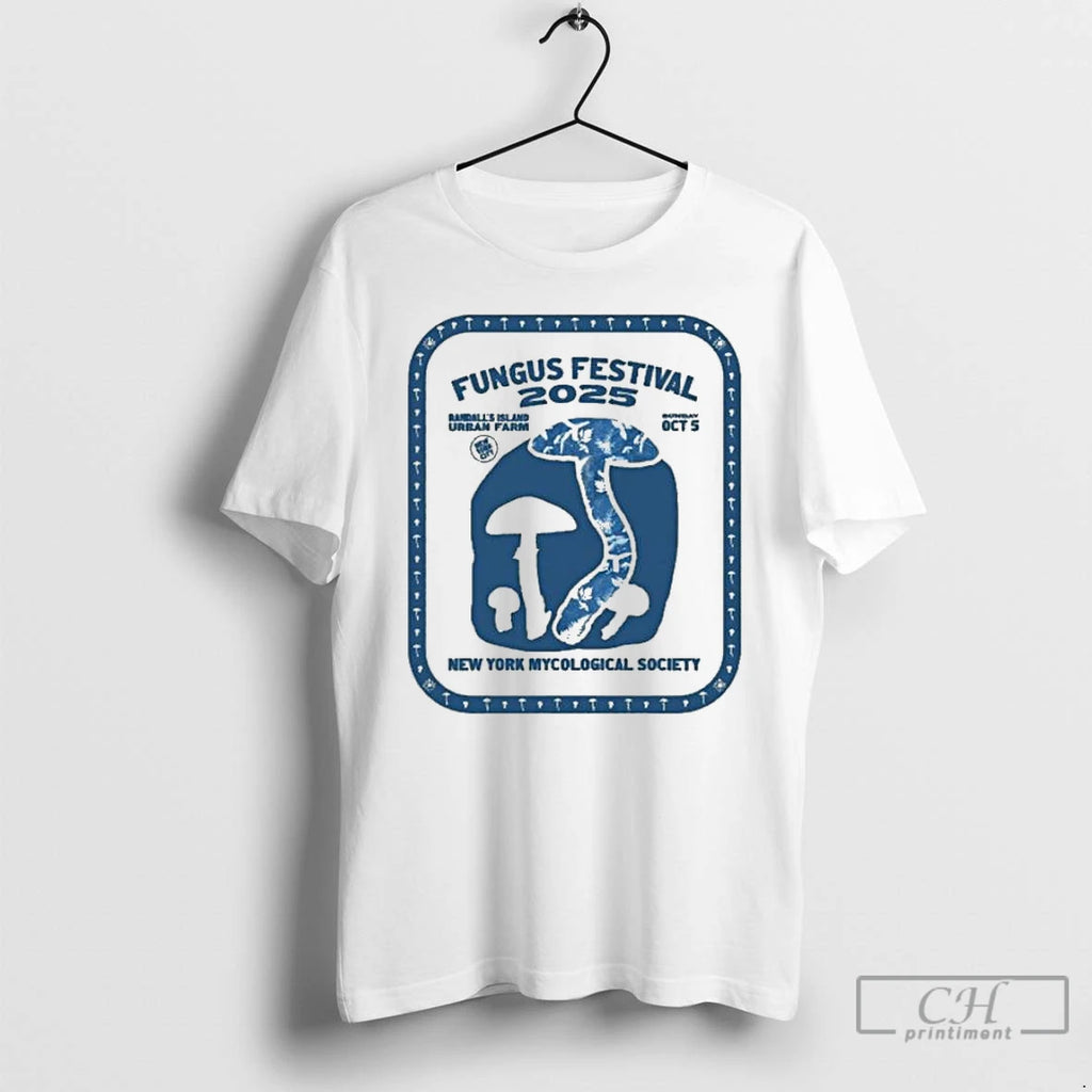 Classic Fungus Festival 2025 New York Mycological Society T Shirts Hoodie Longsleeve