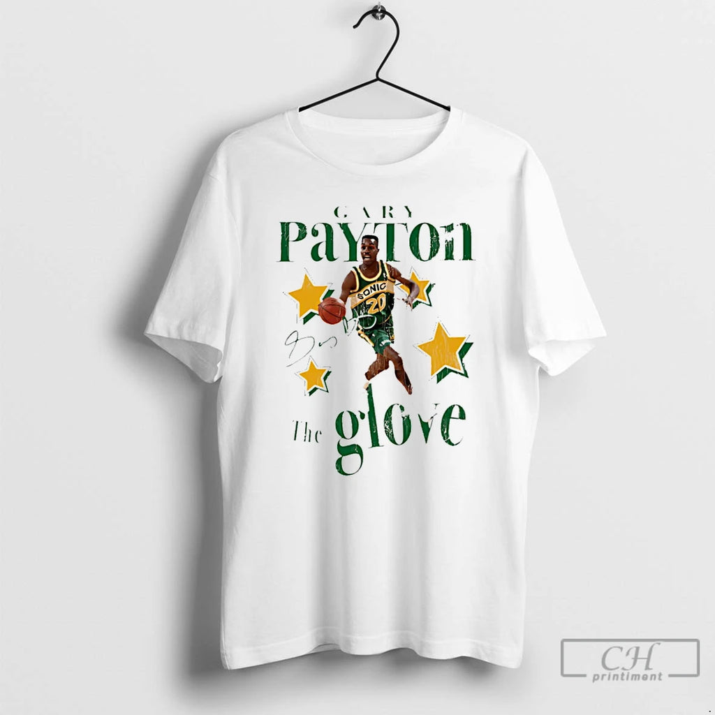 Classic Gary Payton The Glove Retro 90s Basketball T Shirts Hoodie Longsleeve