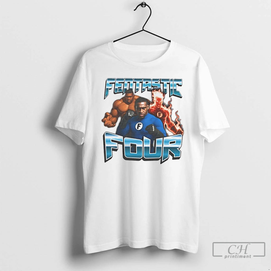 Classic George Floyd Fentastic Four Funny T Shirts Hoodie Longsleeve