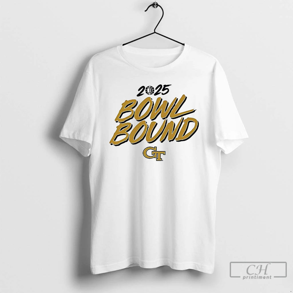 Classic Georgia Tech Yellow Jackets Football 2025 Bowl Bound T Shirts