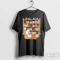 Classic Ghost Reading Book Library Halloween T Shirts Hoodie Longsleeve