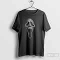 Classic Ghostface Scream Big Face Graphic Halloween T Shirts Hoodie Longsleeve