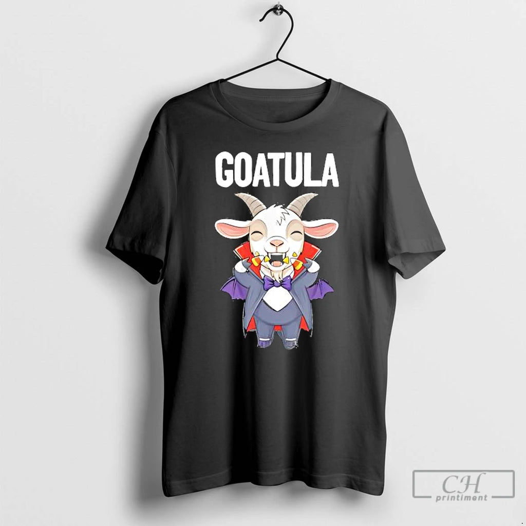 Classic Goatula Funny Vampire Goat Halloween T Shirts Hoodie Longsleeve