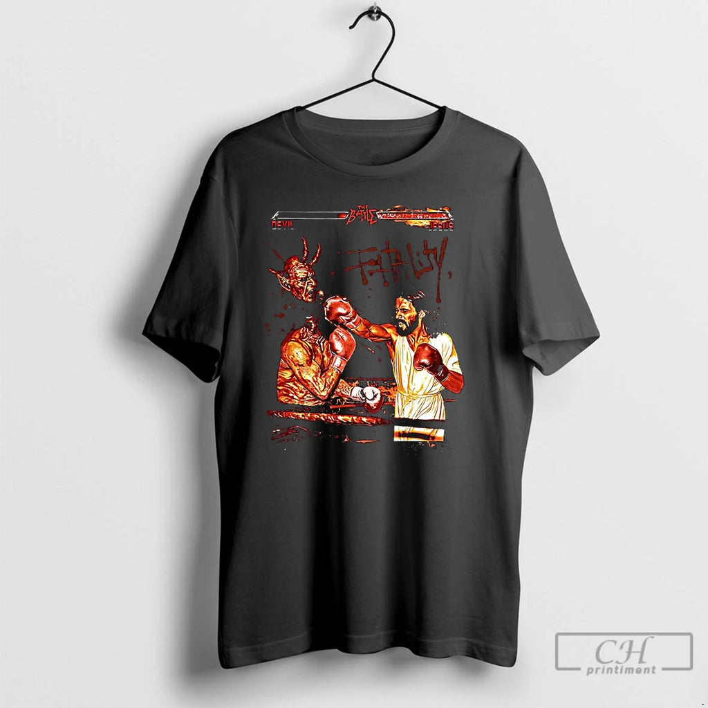 Classic God Ko The Devil The Battle Meme Halloween T Shirts Hoodie Longsleeve