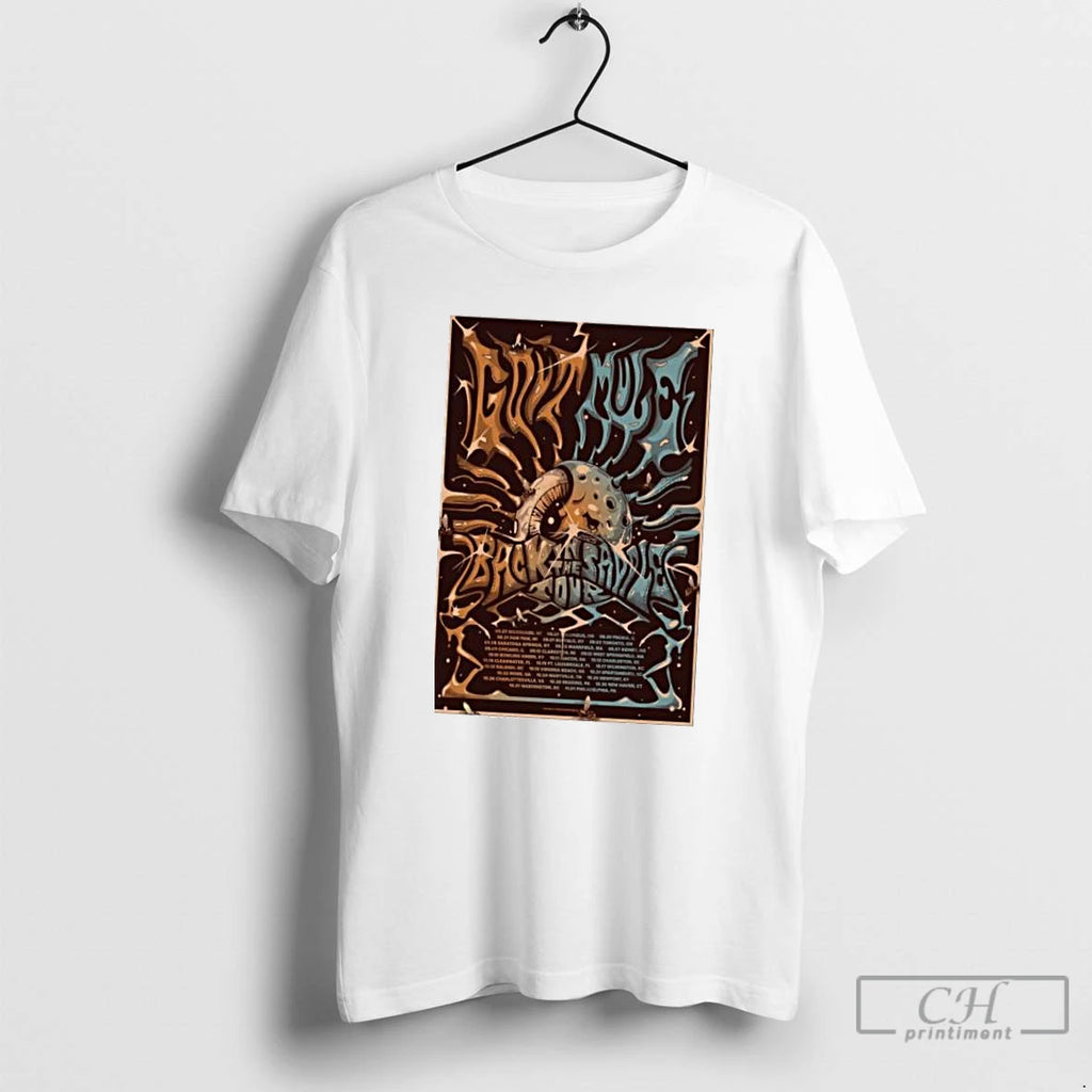 Classic Govt Mule Back In The Saddle Tour 2025 T Shirts