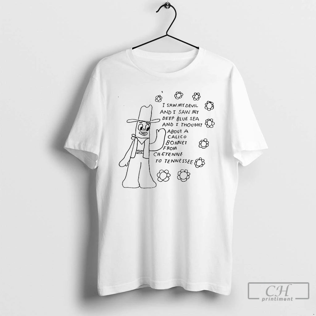 Classic Gram Parsons I Saw My Devil From Cheyenne To Tennessee T Shirts Hoodie Longsleeve