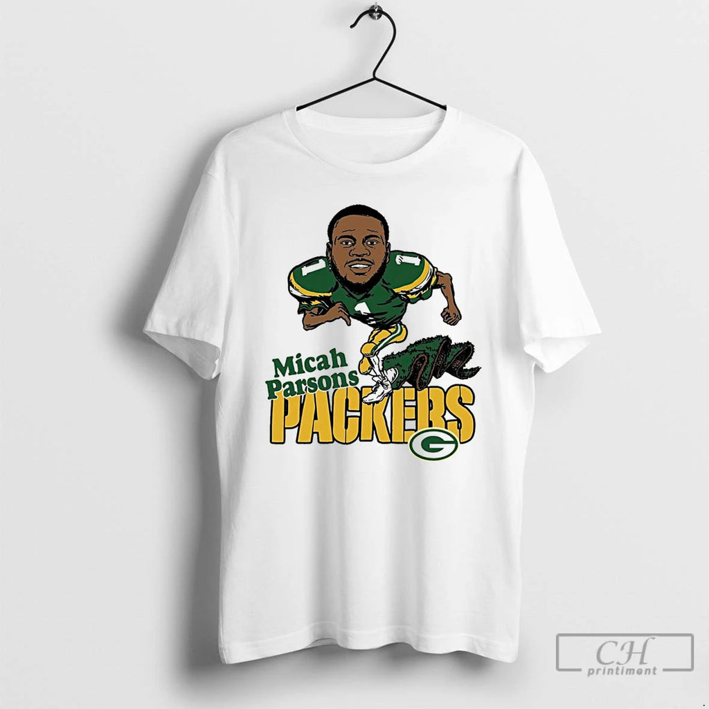 Classic Green Bay Packers Micah Parsons Cartoon T Shirts Hoodie Longsleeve