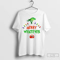 Classic Grinch Green Monster Merry What Christmas White T Shirts