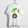 Classic Grinch Hand Holding Texas Rangers Christmas T Shirts Hoodie Longsleeve
