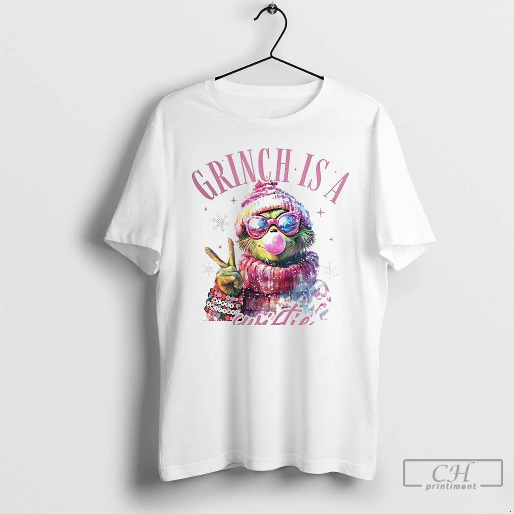 Classic Grinch Is A Swiftie Pink Grinch Merry Grinchmas White T Shirts