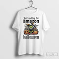 Classic Grinch Just Waiting For Amazon Pumpkin Halloween 2025 T Shirts Hoodie Longsleeve