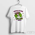 Classic Grinch Rolling Up Some Christmas Spirit White T Shirts