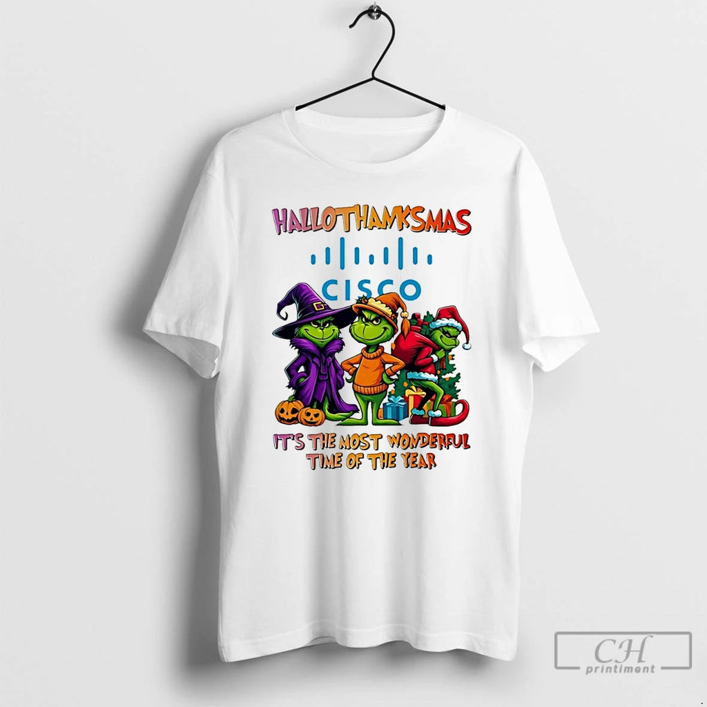 Classic Grinch X Cisco Its The Most Wonderful Time Of The Year 2025 Happy Hallothanksmas