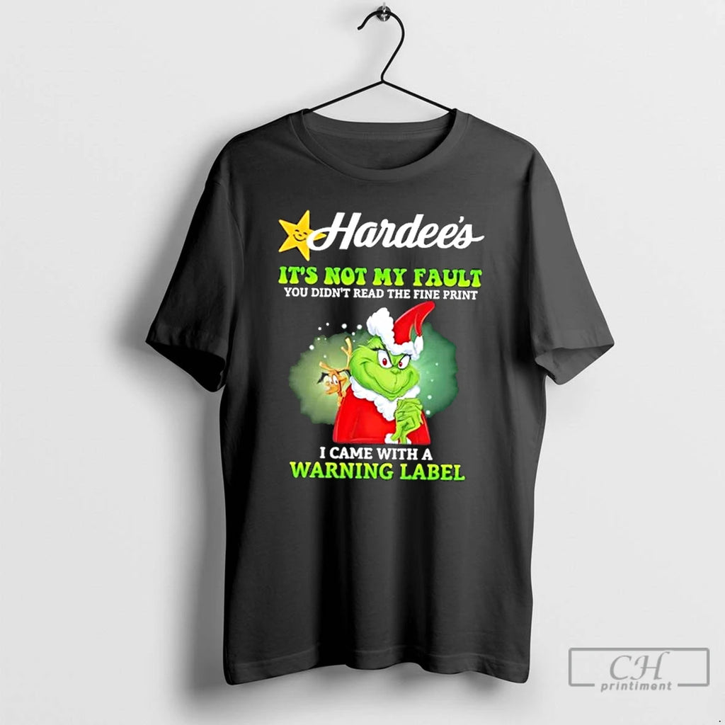 Classic Grinch X Hardees Its Not My Fault You Didnt Read The Fine Print