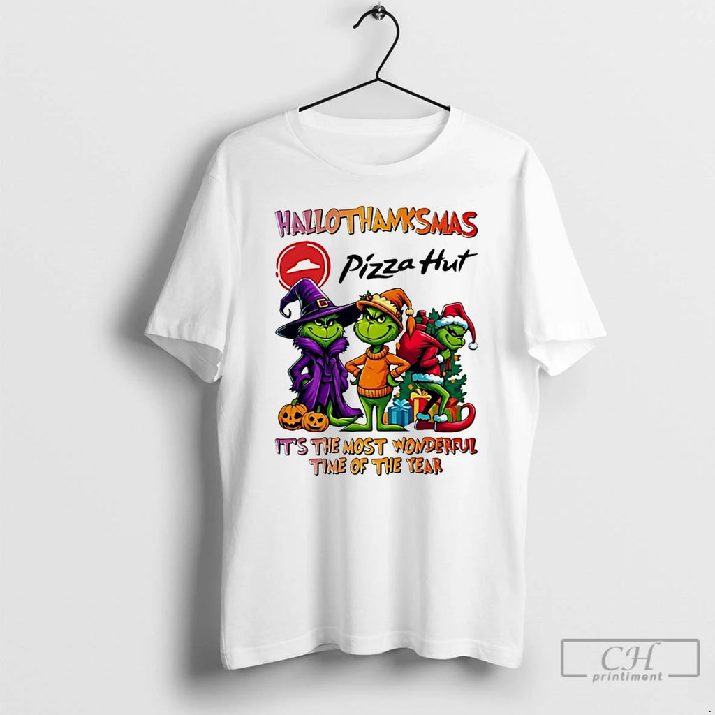 Classic Grinch X Pizza Hut Its The Most Wonderful Time Of The Year 2025 Happy