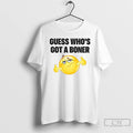 Classic Guess Whos Got A Boner Emoiji T Shirs Sweater