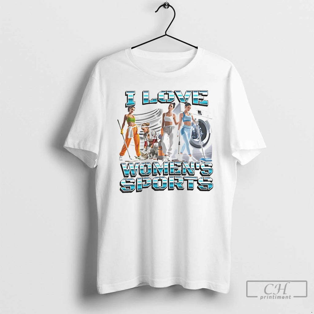 Classic Gym Girls I Love Womens Sports T Shirts