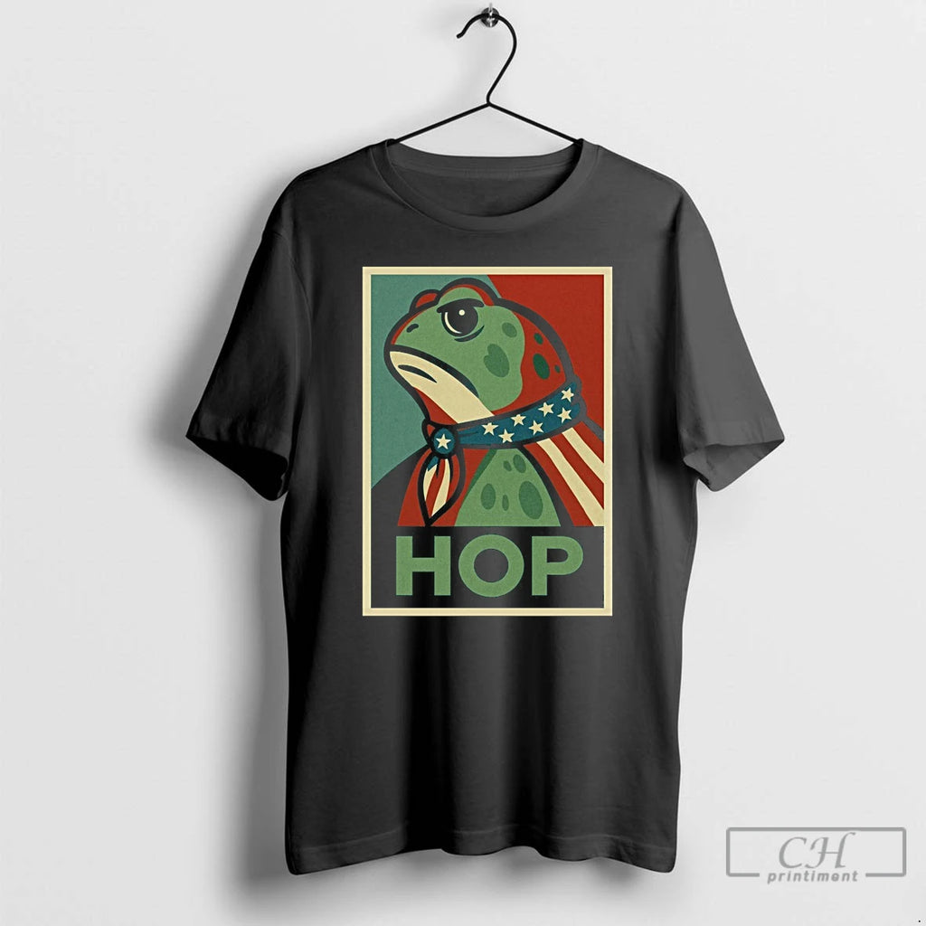 Classic Hop Portland Frog Protest T Shirts