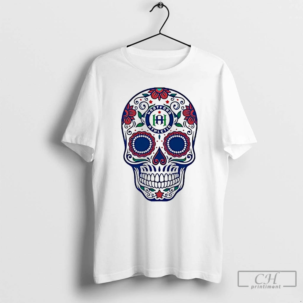 Classic Hartford Heather Kelly Green Sugar Skull T Shirts Hoodie Longsleeve