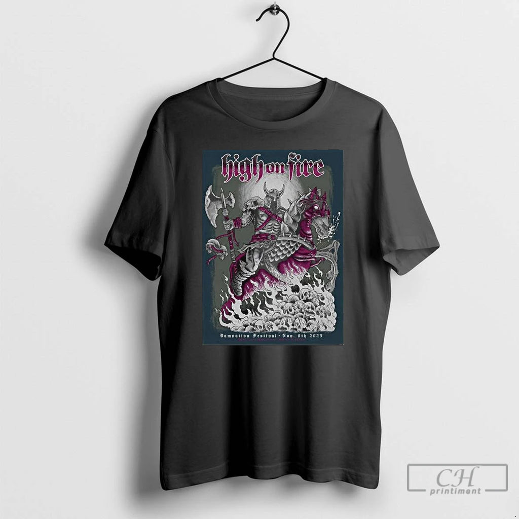 Classic High On Fire November 8 2025 Damnation Festival In Manchester Uk Long Sleve