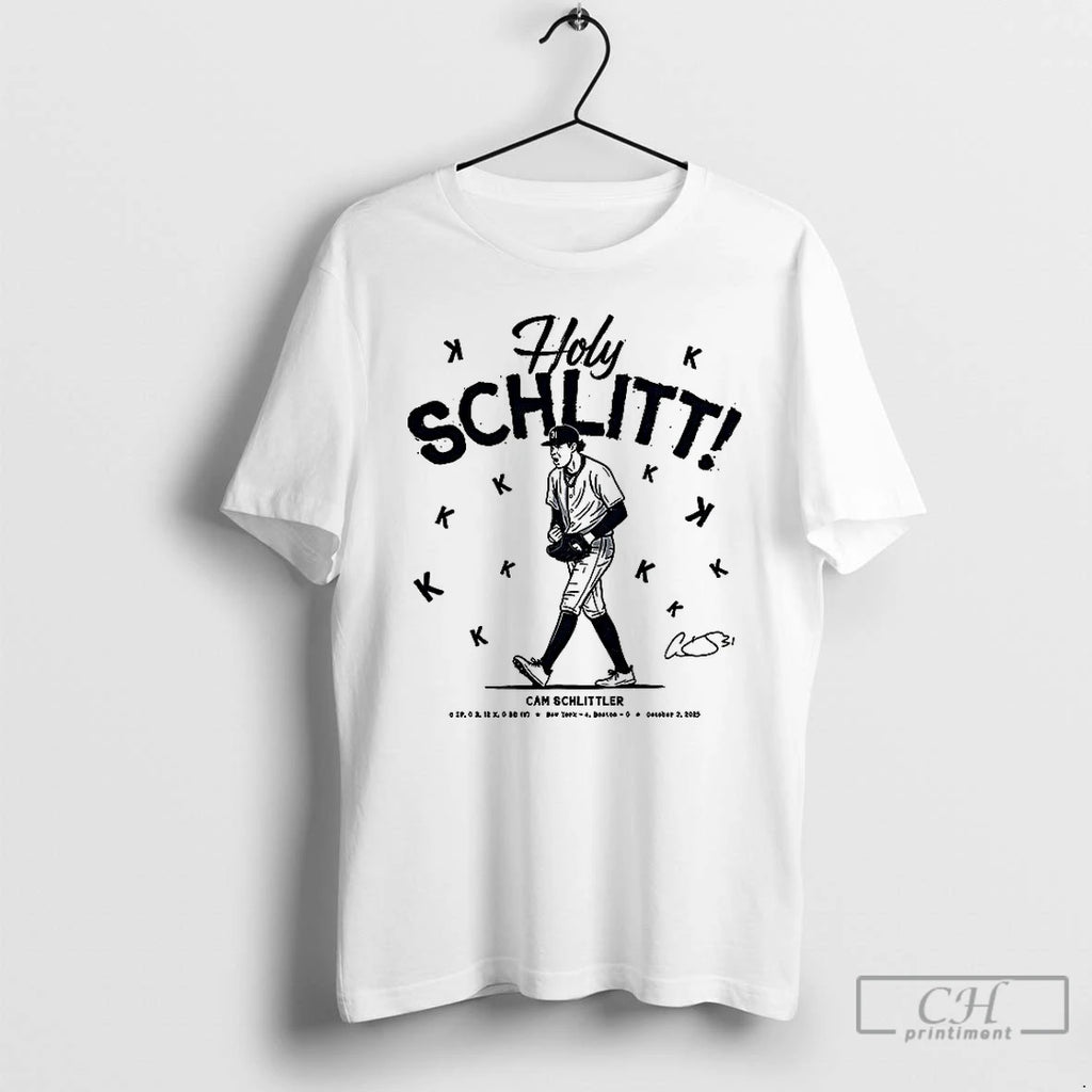 Classic Holy Schlitt Cam Schlittler Bronx New York Yankees T Shirts Hoodie Longsleeve