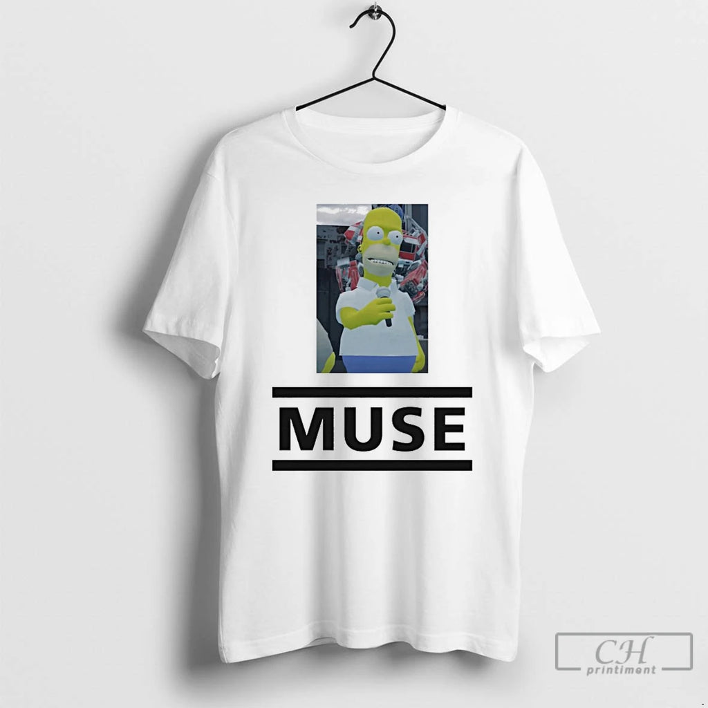 Classic Homer Simpson Music Band T Shirts