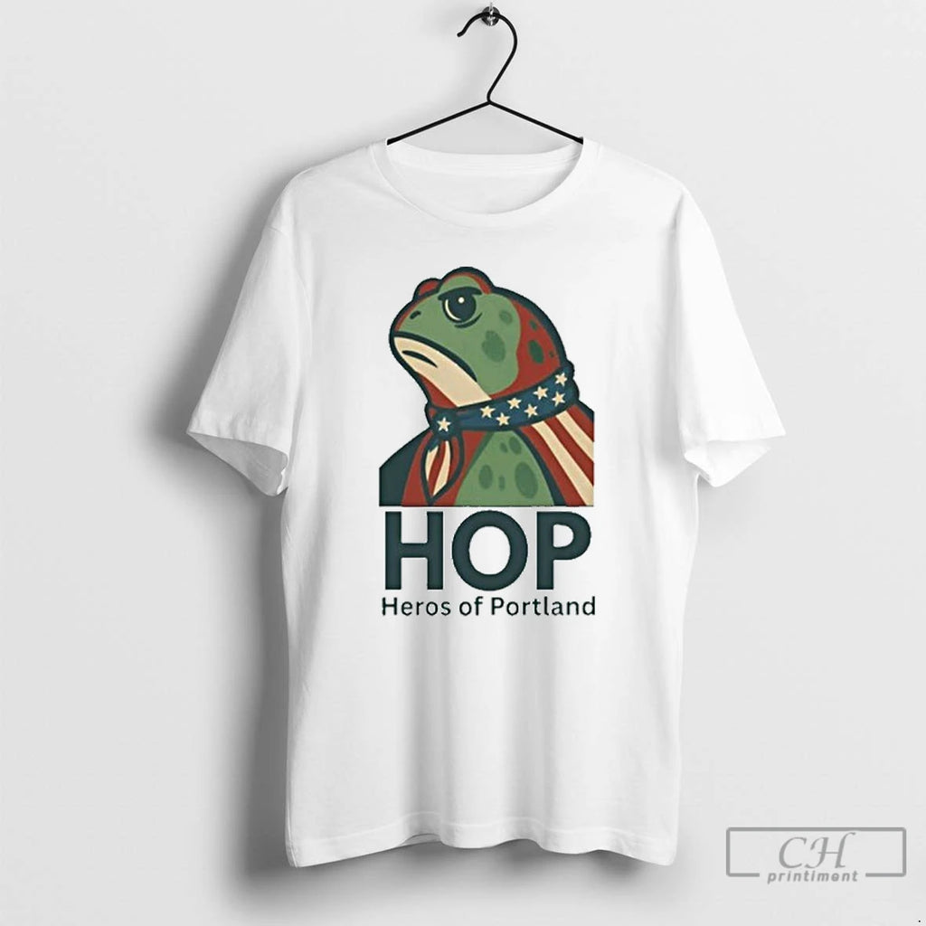 Classic Hop Heros Of Portland Frog T Shirts