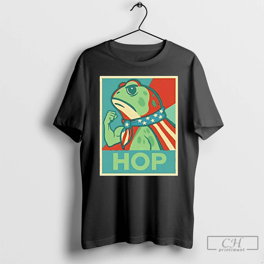 Classic Hop Protest Portland Frog T Shirts