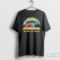 Classic Horror Movie Characters You Cant Sit With Us Los Angeles Chargers Halloween T Shirts