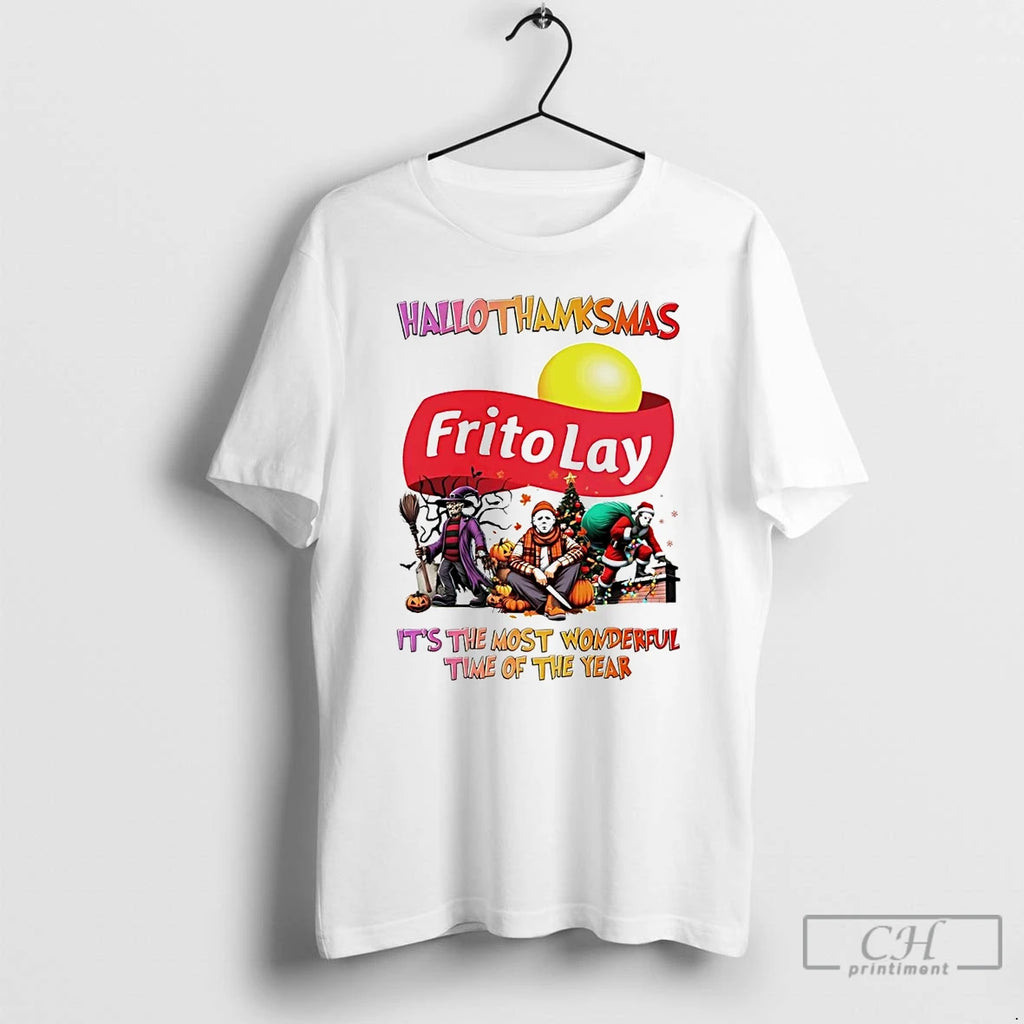 Classic Horror Movies Fritolay Hallothanksmas Its The Most Wonderful Time T Shirts Hoodie Longsleeve