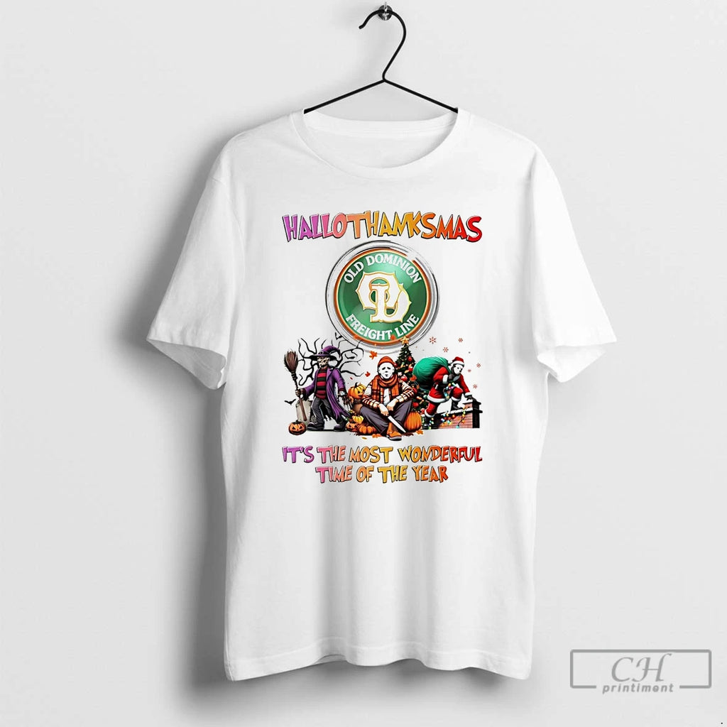 Classic Horror Movies Old Dominion Hallothanksmas Its The Most Wonderful Time T Shirts Hoodie Longsleeve