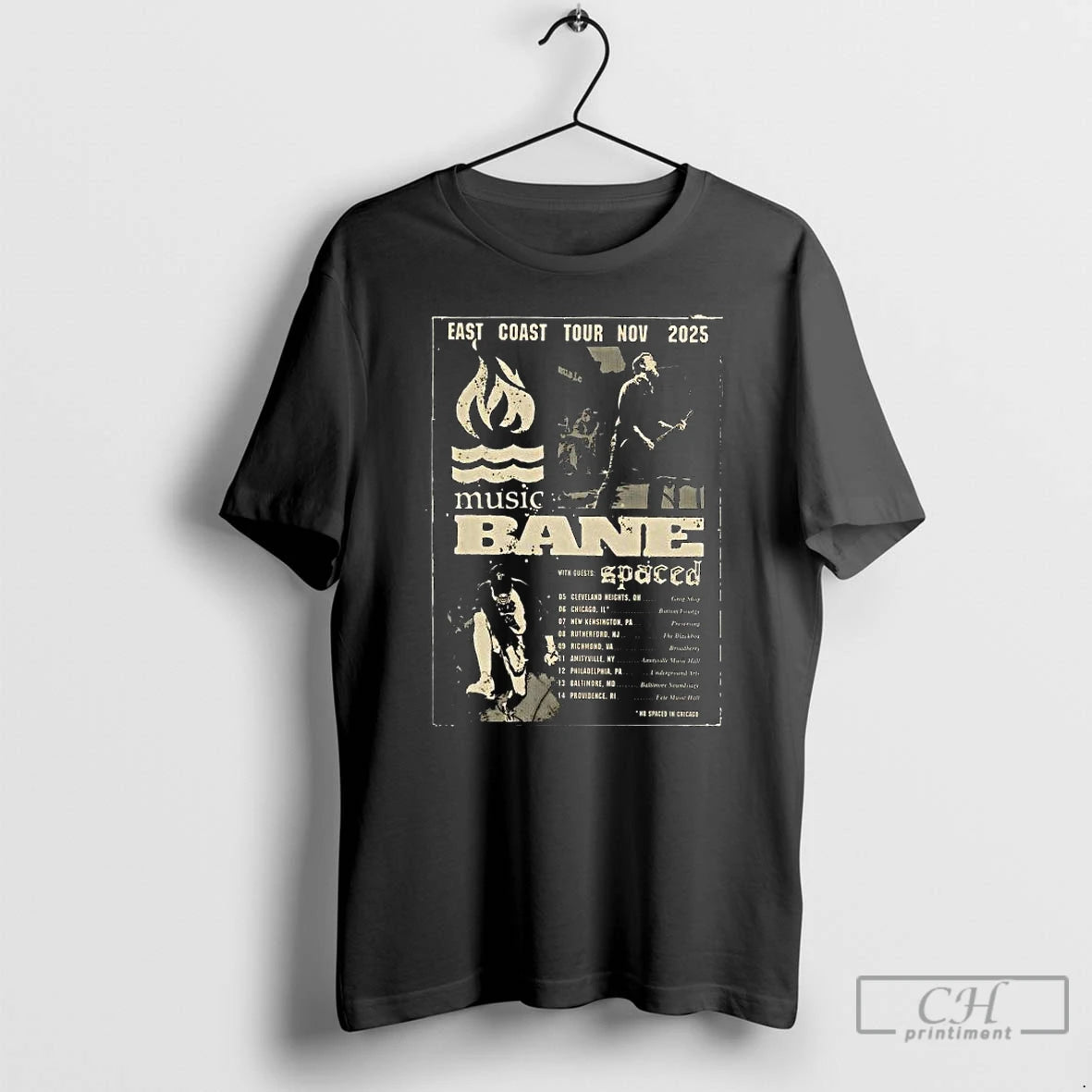 Classic Hot Water Music East Coast Tour November 2025 Long Sleve T Shirts Hoodie Longsleeve
