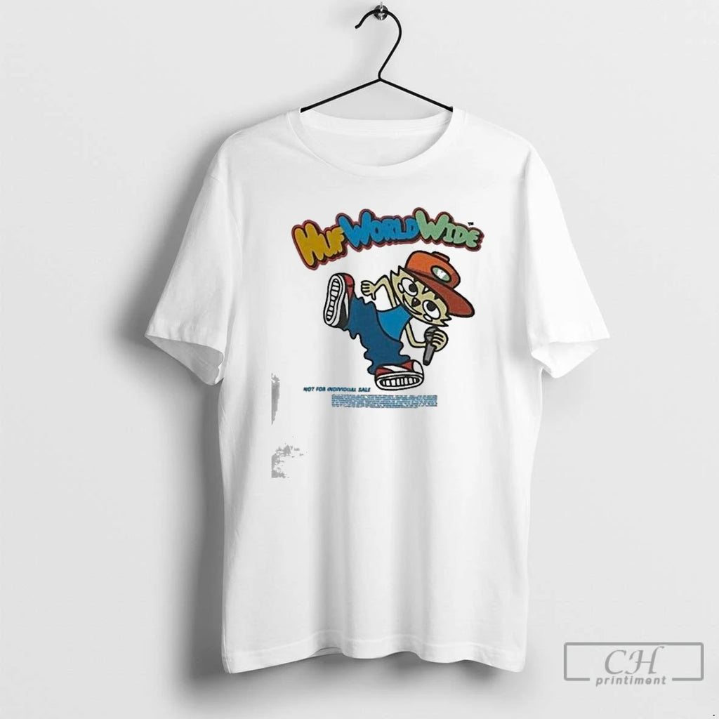 Classic Huf Worldwide Chop Kick Block T Shirts