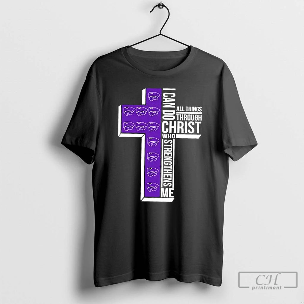 Classic I Can Do All Things Through Christ Who Strengthens Me Kansas State Wildcats Football