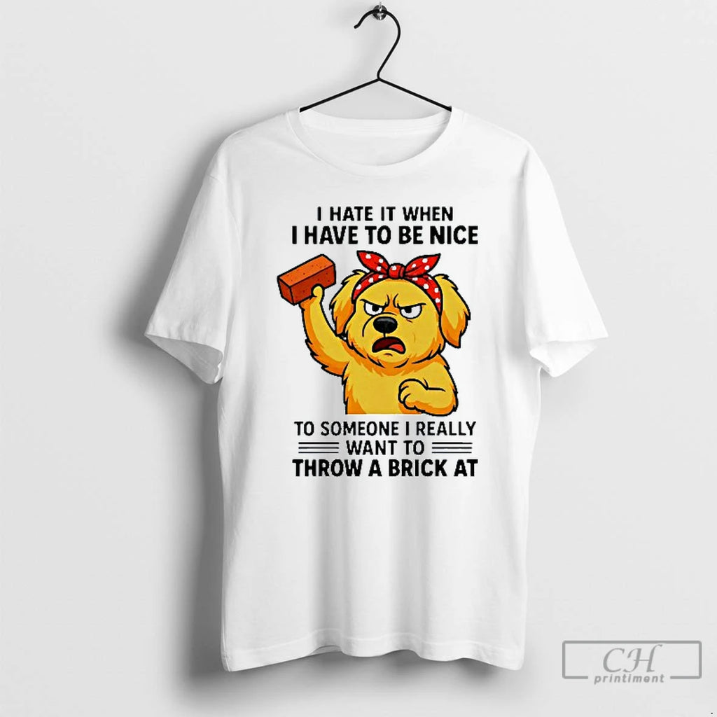 Classic I Hate It When I Have To Be Nice To Someone I Really Want