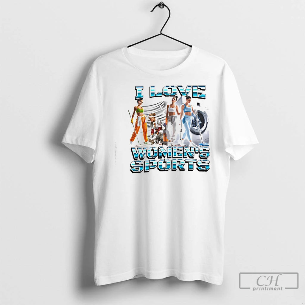 Classic I Love Womens Sports Graphic