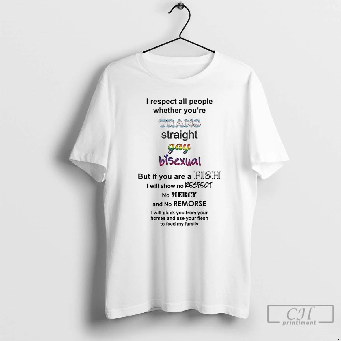 Classic I Respect All People Whether Youre Trans Straight Gay Bisexual Lgbt T Shirts