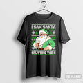 Classic I Saw Santa Splitting The G Guinness Beer Christmas T Shirts
