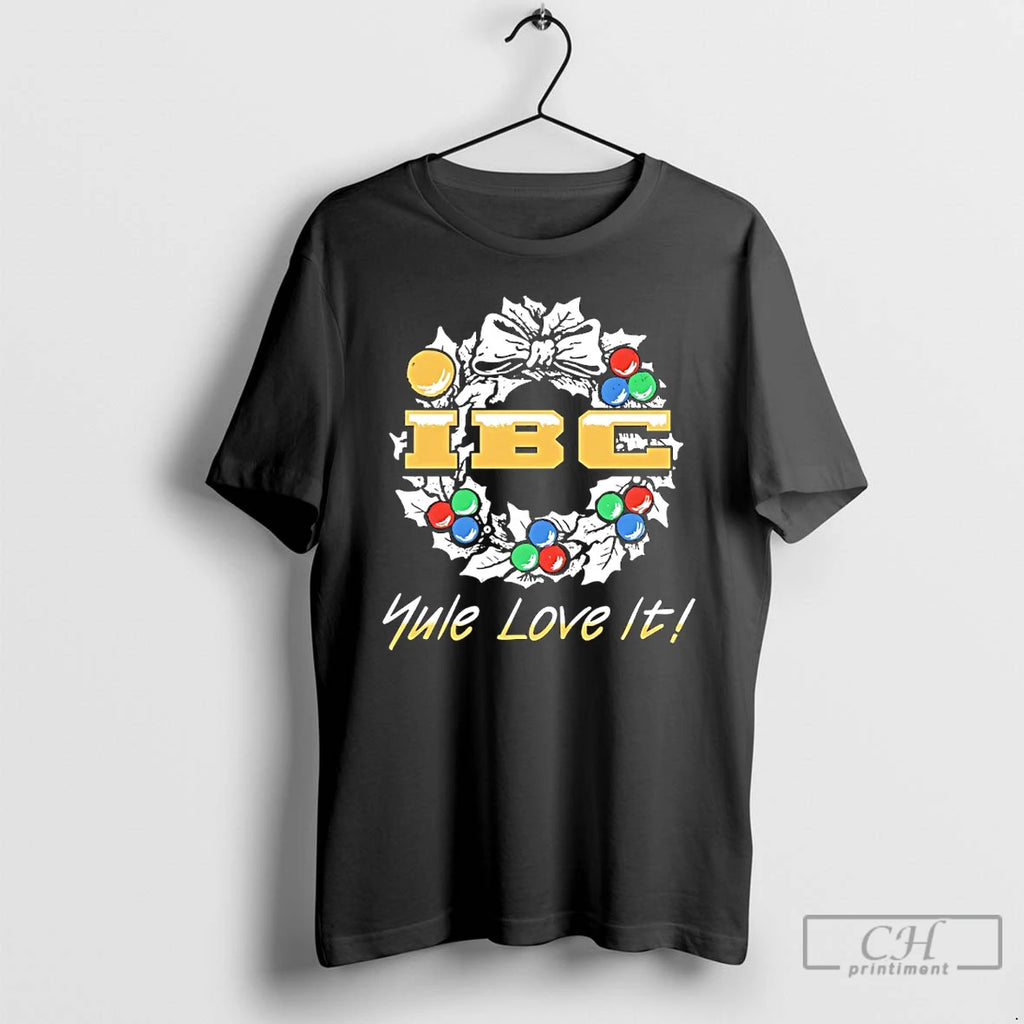 Classic Ibc Yule Love It Christmas Wreath T Shirts Hoodie Longsleeve