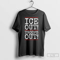Classic Ice Out Troops Out Portland Frog Anti Ice T Shirts