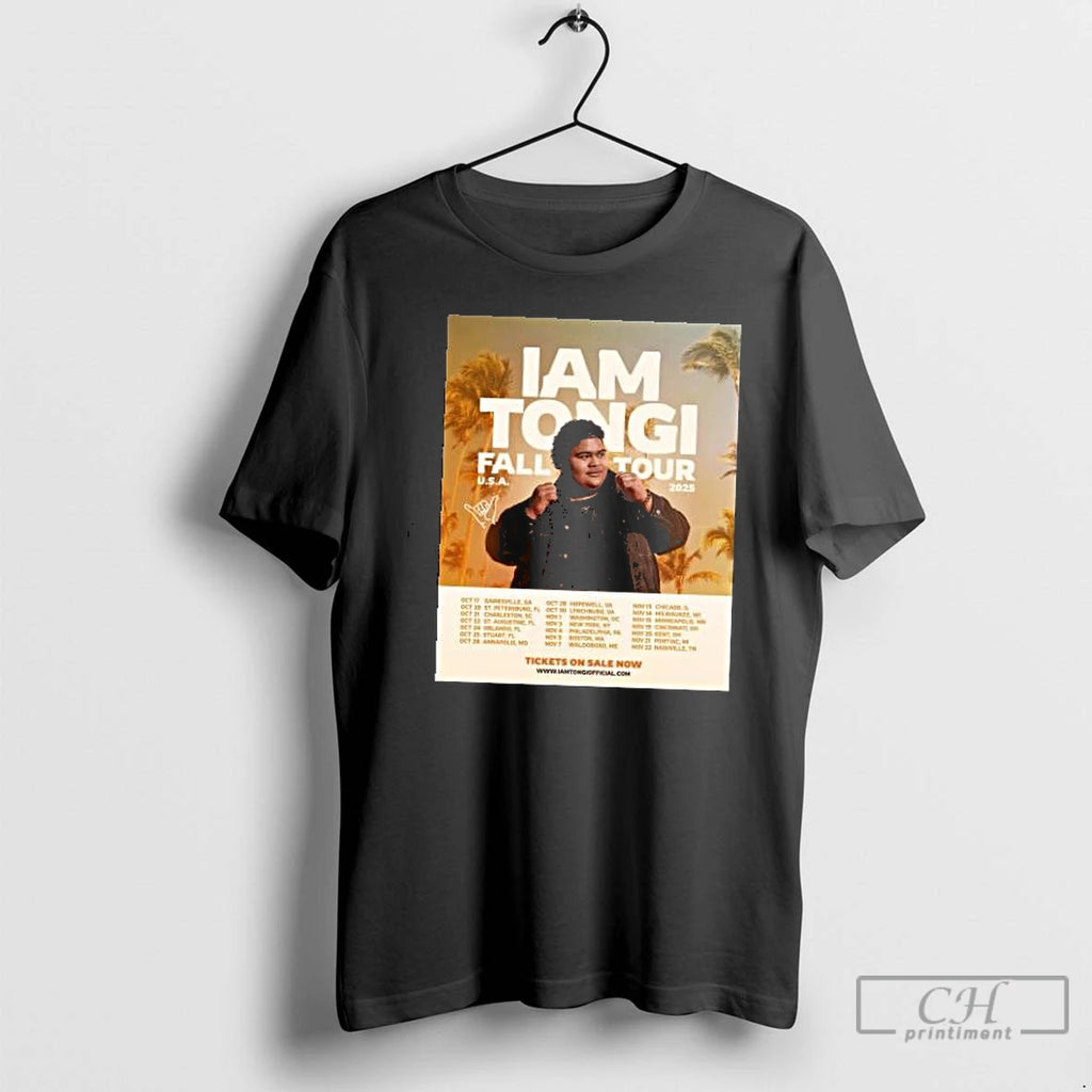 Classic Iam Tongi Fall Tour Usa 2025 T Shirts