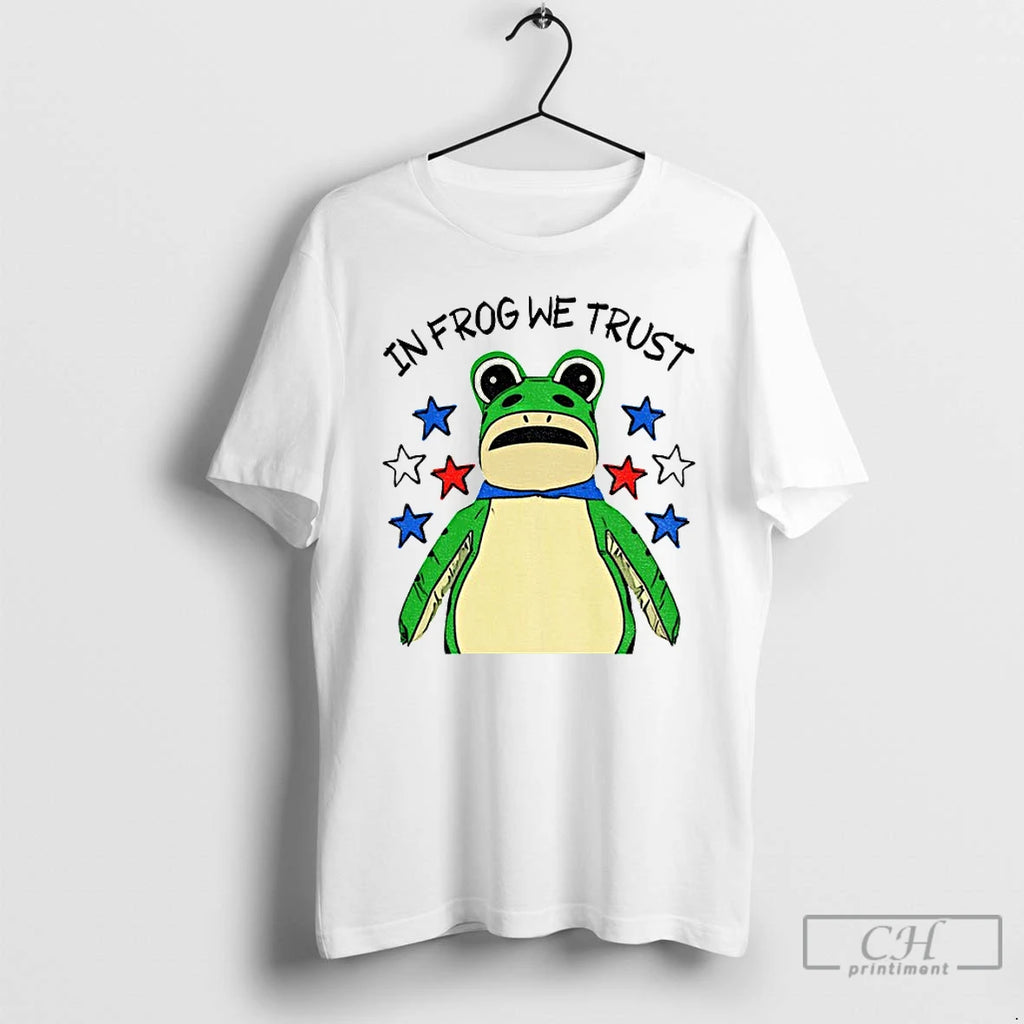 Classic In Frog We Trust Portland Frog Protest T Shirts