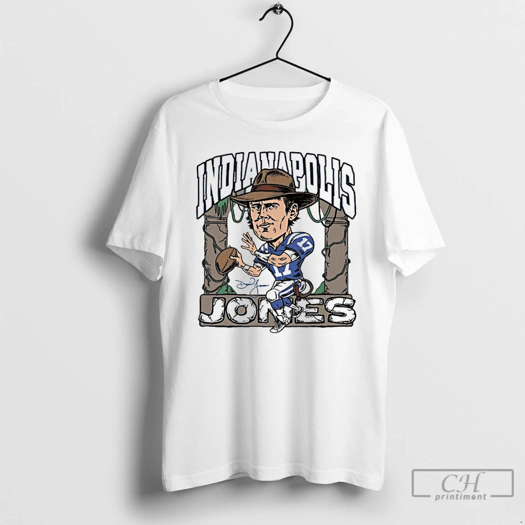 Classic Indianapolis Colts Daniel Jones Indianapolis Jones Signature T Shirts Hoodie Longsleeve