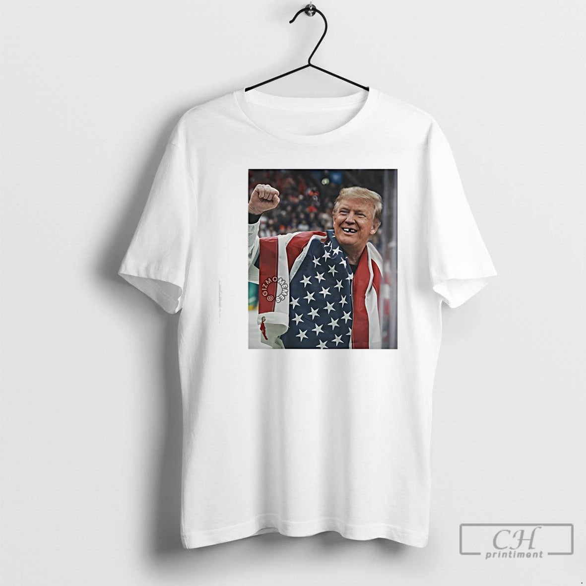 Classic Jack Hughes Champion Tooth Parody Trump Funny