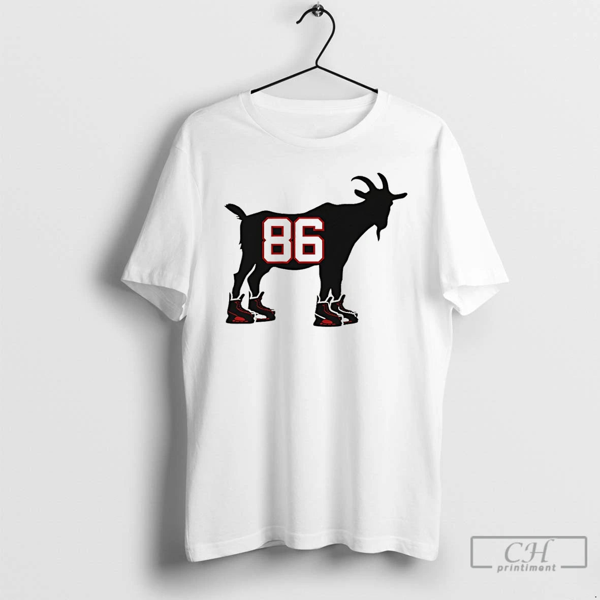 Classic Jack Hughes Goat 86 Usa Hockey American Olympic
